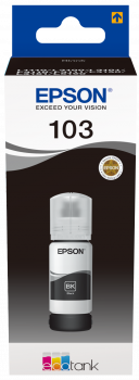 Epson atrament L3xxx Black ink container 65ml - 4500str.