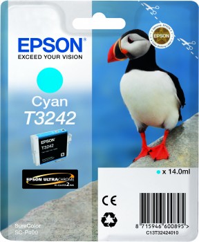 Epson atrament SC-P400 cyan