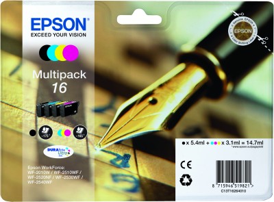 Epson atrament WF-2750 Multipack CMYK
