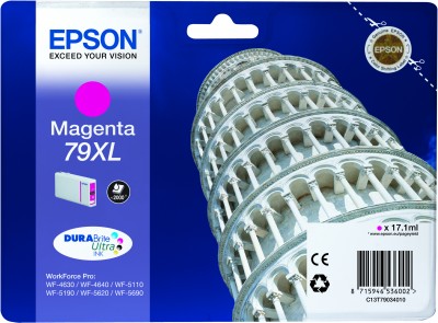 Epson atrament WF5000 series magenta XL - 17.1ml