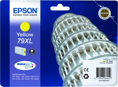 Epson atrament WF5000 series yellow XL - 17.1ml