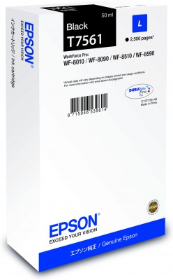 Epson atrament WF8000 series black L - 50ml
