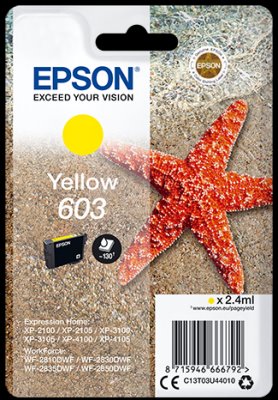 Epson atrament XP-2100/3100 yellow 2.4ml - 150 str.