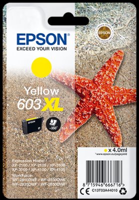 Epson atrament XP-2100/3100 yellow XL 4ml - 350 str.