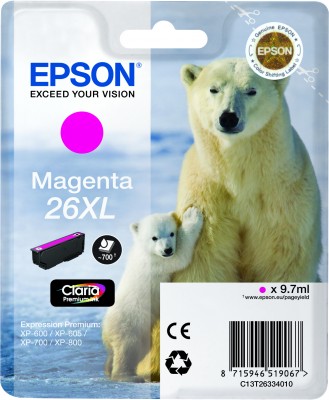 Epson atrament XP-600/XP-700/XP-800 magenta XL