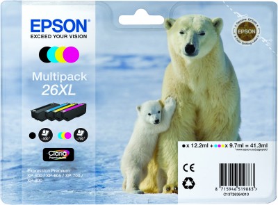 Epson atrament XP-600/XP-700/XP-800 multipack CMYK XL