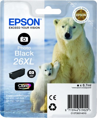 Epson atrament XP-600/XP-700/XP-800 photo black XL