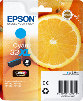 Epson atrament XP-630/900 cyan XL