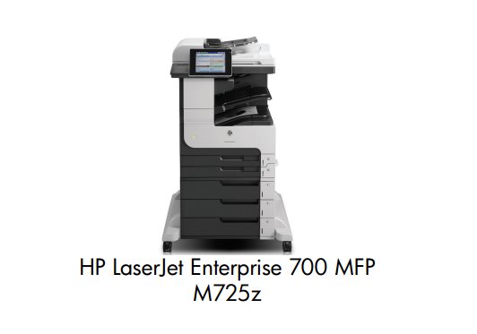 HP LaserJet Enterprise 700 MFP M725z A3